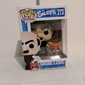 Funko Pop Smurfs Gargamel & Azrael 273 vaulted 2017 release hard to find